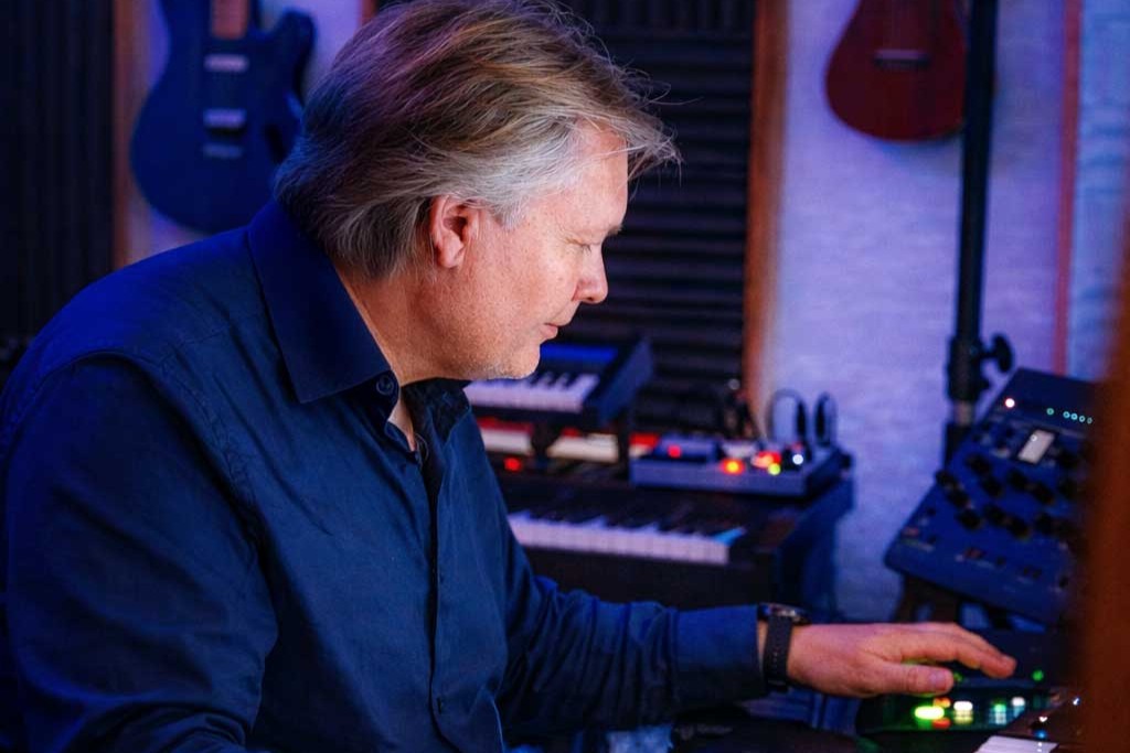 Aufnahmeraum mit Piano